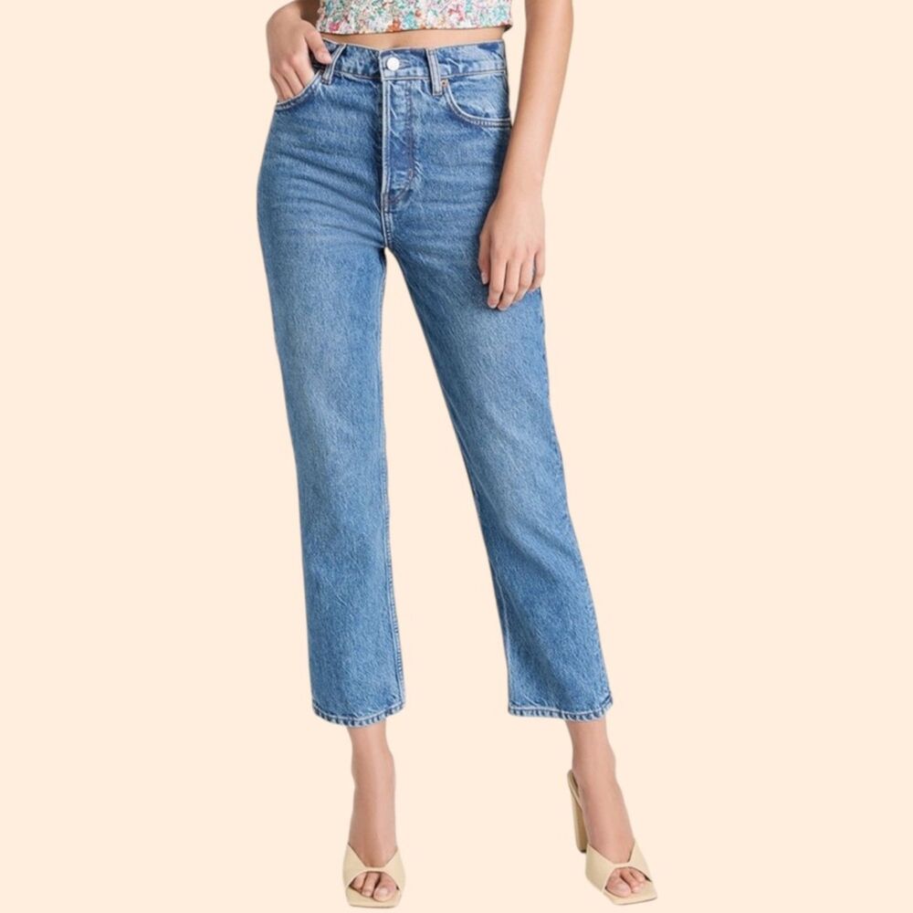 Reformation Cynthia Straight Jeans Colorado